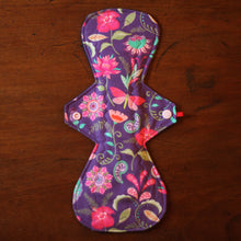 Load image into Gallery viewer, &#39;Purple Oasis&#39; Cloth Menstrual Pad
