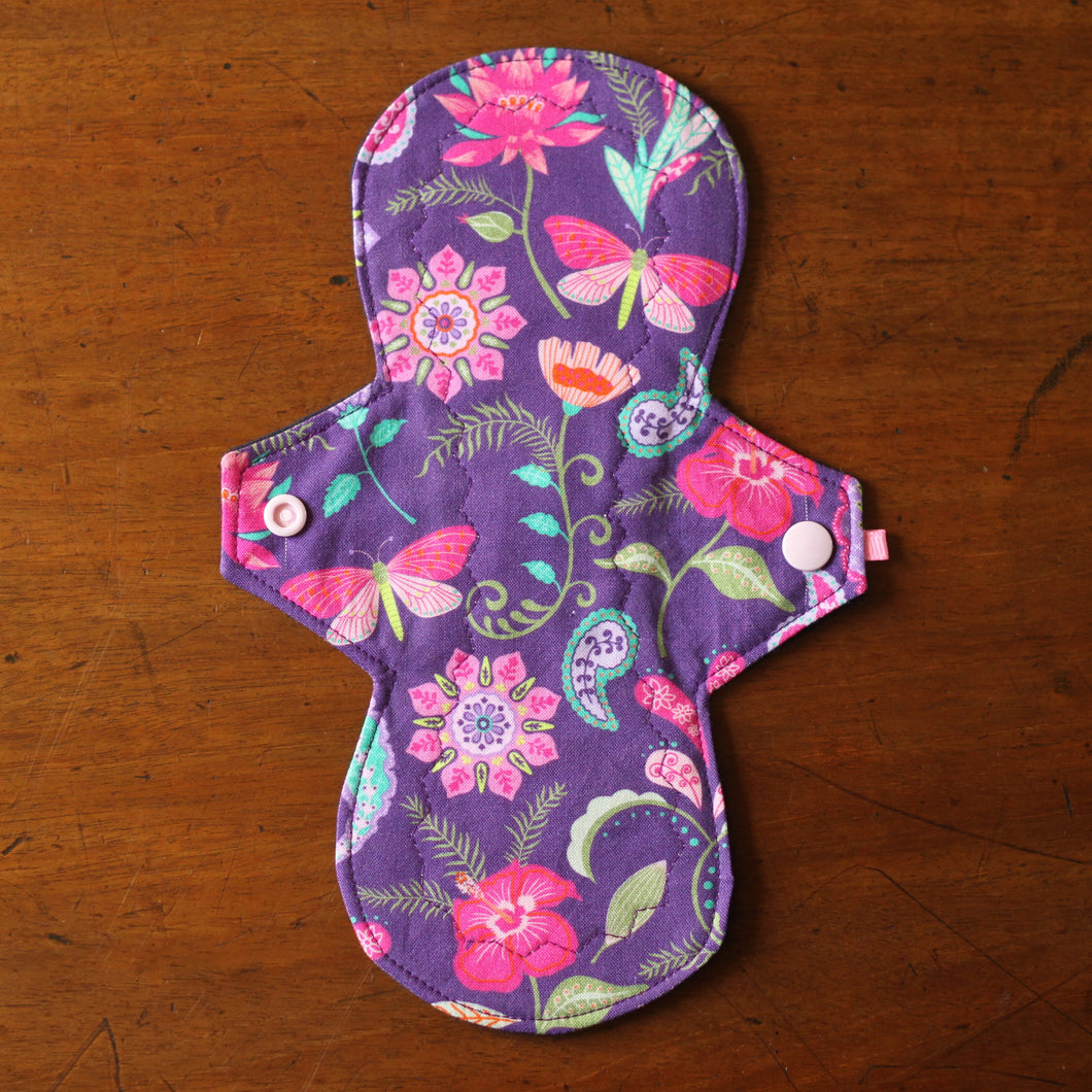 'Purple Oasis' Cloth Menstrual Pad